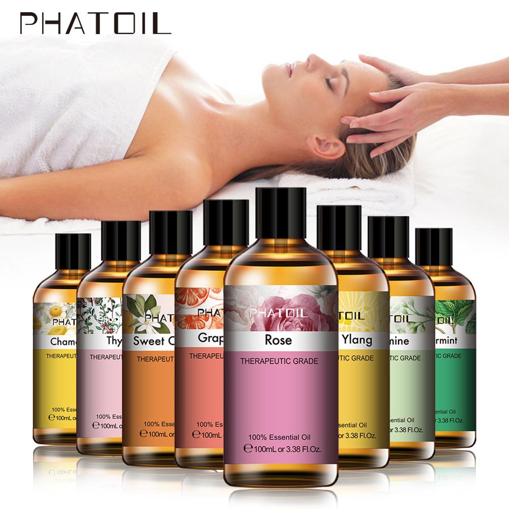 PHATOIL 100ml Essential Oils With Dropper 100 Pure With Dropper
