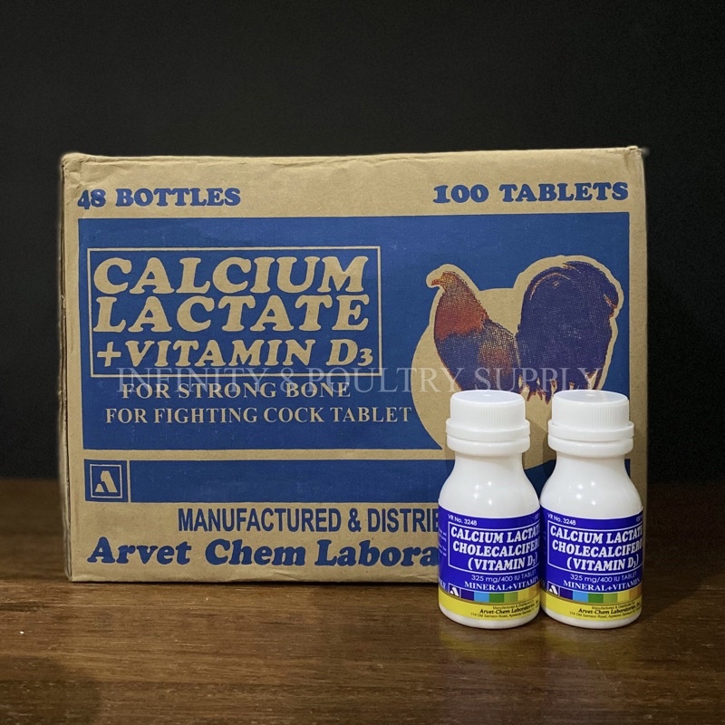 Calcium Lactate 48 bottles/box Shopee Philippines