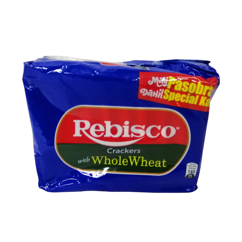 Rebisco Crackers with Whole Wheat (10pcs) Shopee Philippines