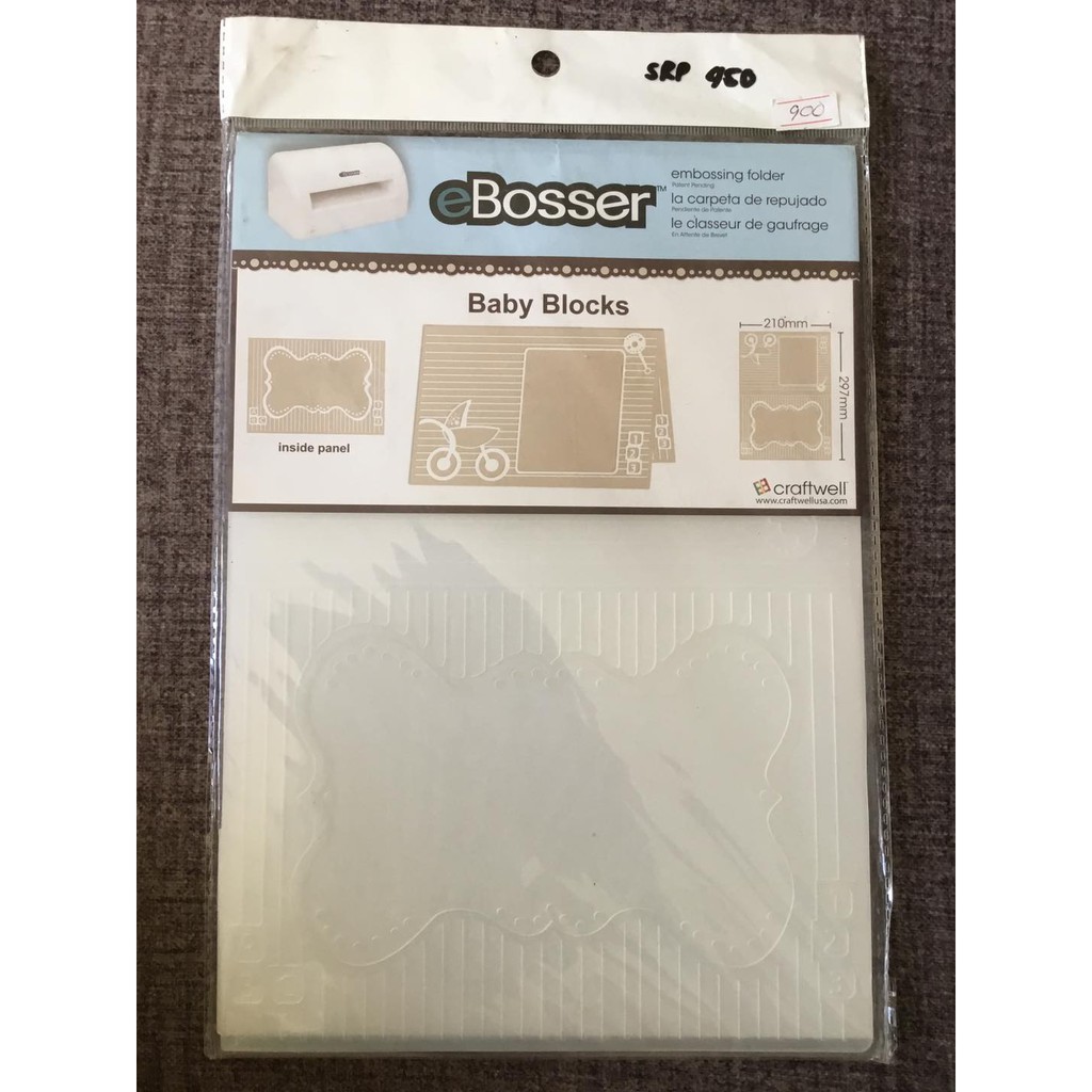 EBosser Embossing Folder A4 Size Shopee Philippines