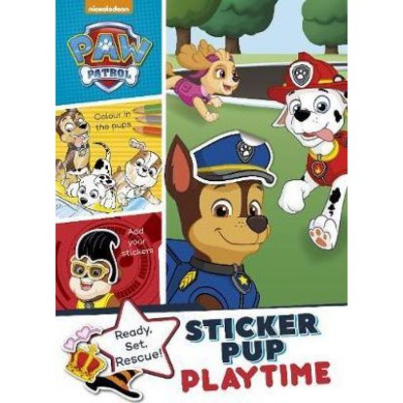 Paw Patrol Book Sticker Pup Playtime Shopee Philippines