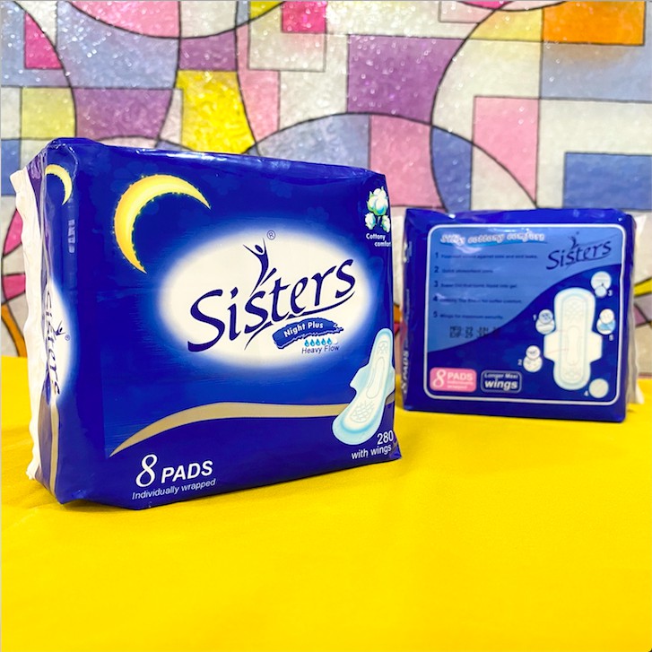 Sisters Sanitary Napkin Silk Floss (Nightuse) 8's Shopee Philippines