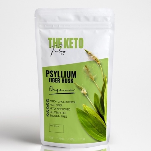The Keto Factory Psyllium Fiber Husk Keto Approved / Low Carb