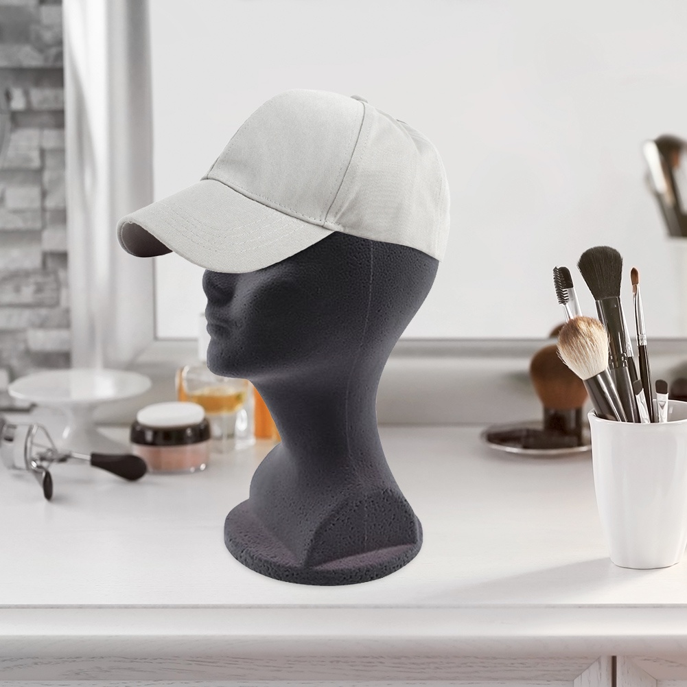 Female Hair Foam Head Mannequin Mannequin Head Hat Glasses Display