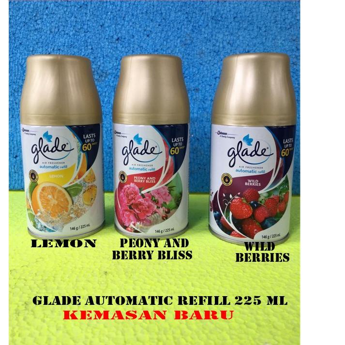 Glade Matic Air Freshener Refill Packaging Of Various Flavors For Glade