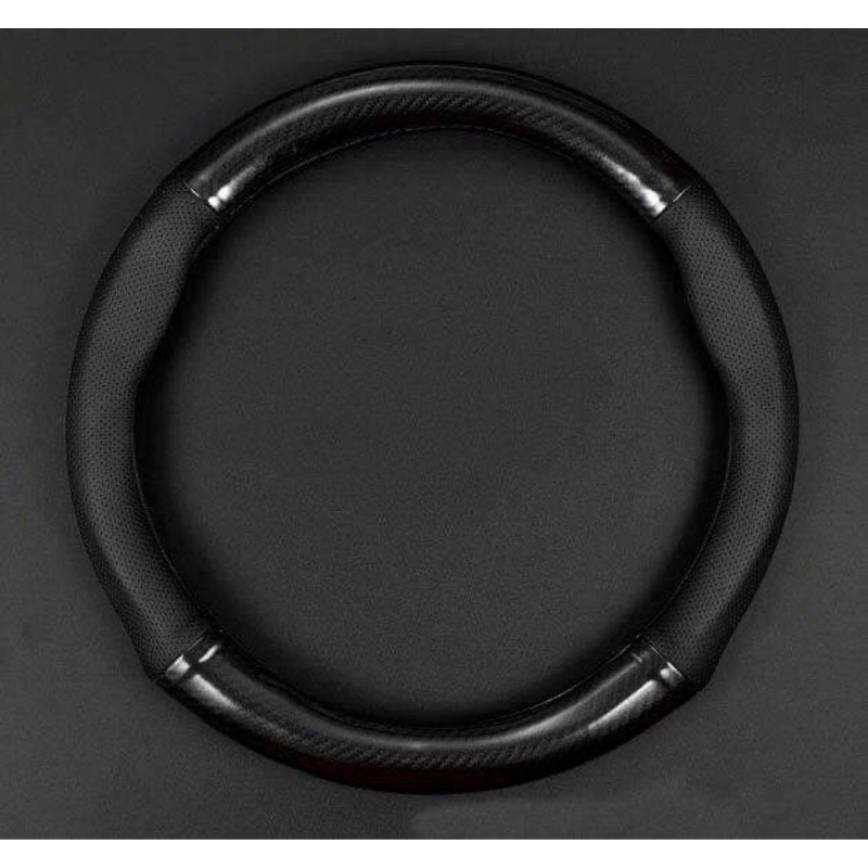 Carbon Fiber Leather Steering Wheel Cover Shopee Philippines