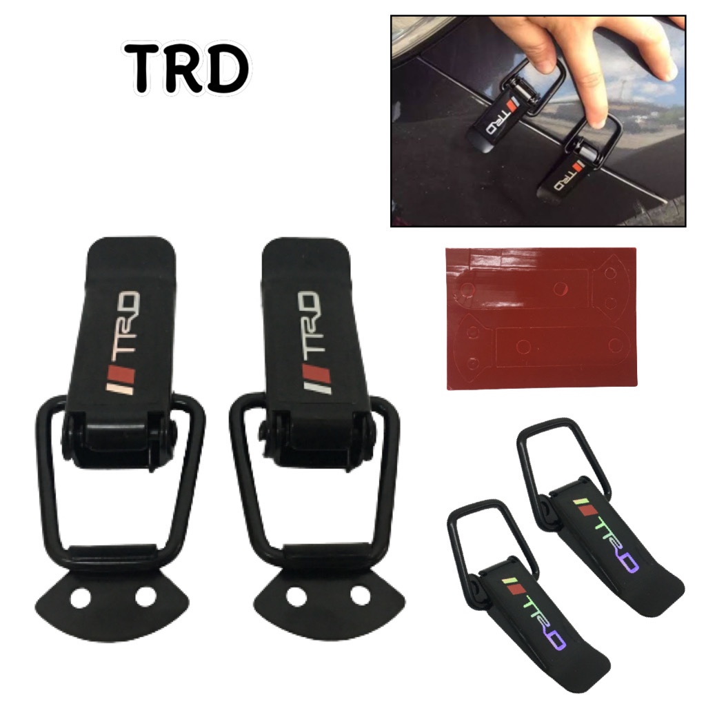 LD 2 Pcs Car Bumper Clip Security Hook Lock Clip Kit for Racing Quick