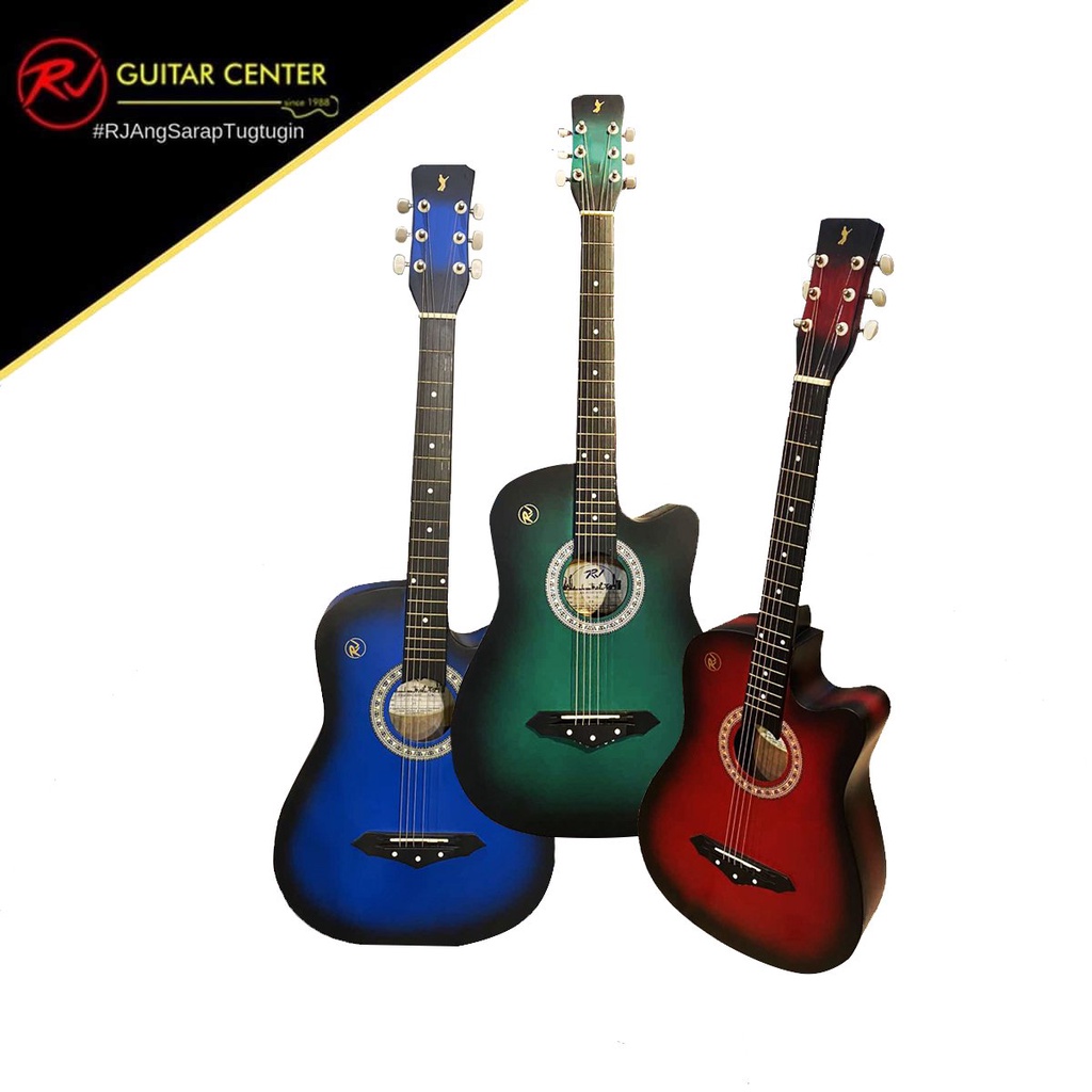 RJ Masa Deluxe Acoustic Guitar (ASSORTED COLOR) Shopee Philippines