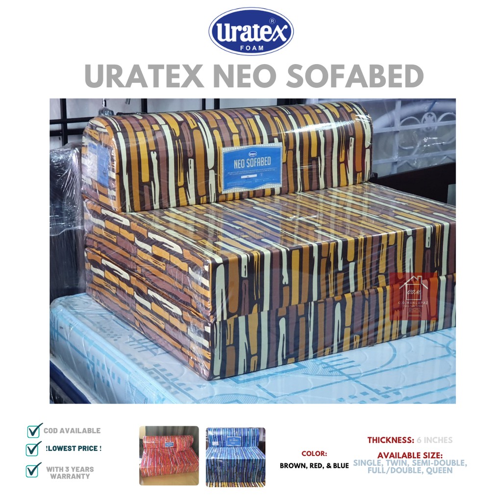 NEO SOFA BED URATEX 6 x 30 x 75 (ExtraSingle) Shopee Philippines