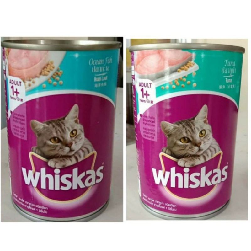 ☸ Whiskas Adult 1+ Wet Food In Can 400G * Sold Per Cans Shopee