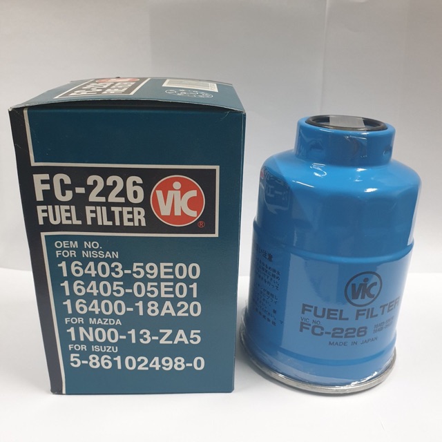 Vic Fuel Filter FC226 Nissan Urvan/ Sentra Diesel/ Xtrail / Serena/ Patrol/ Terrano