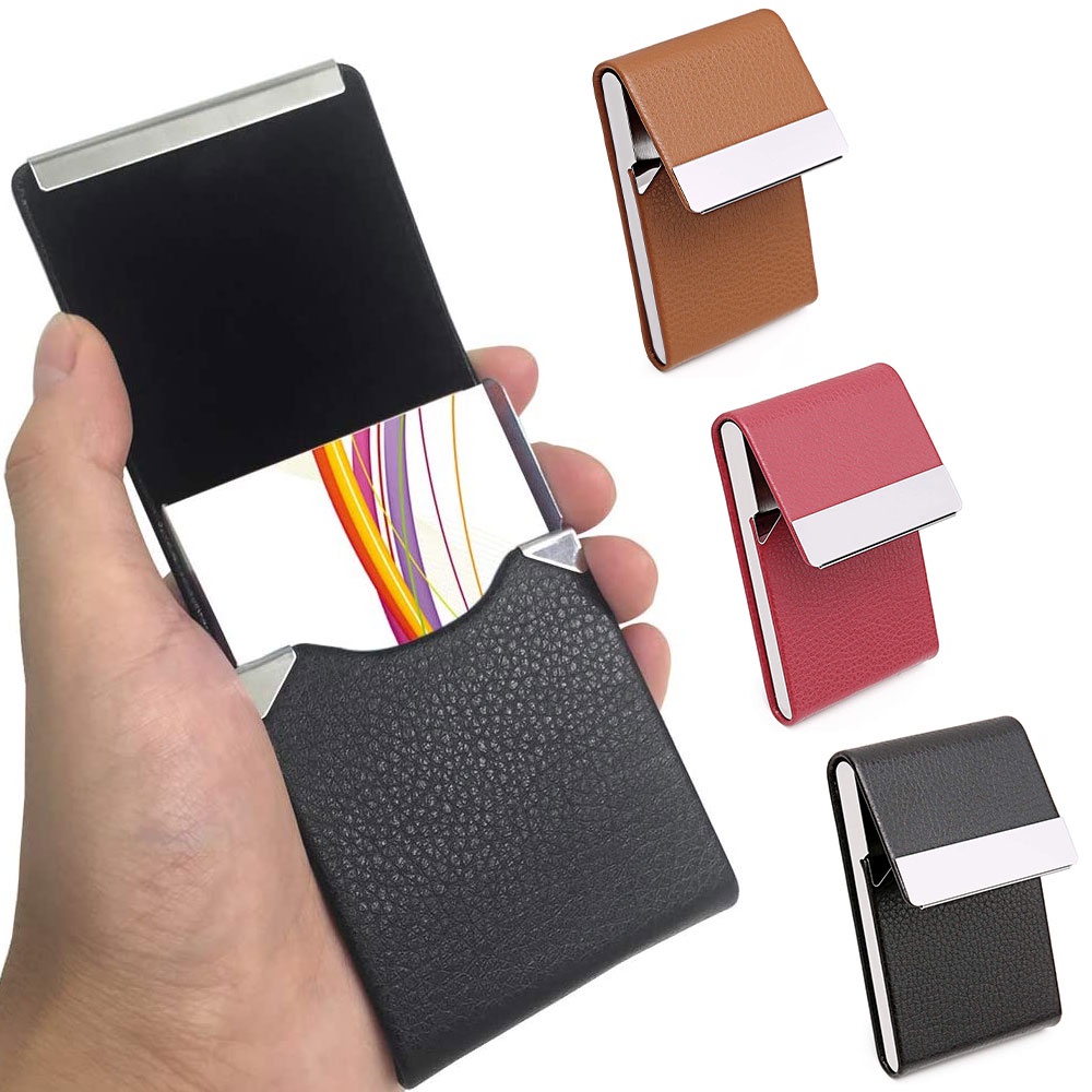 Stainless Steel Business Card Holder Wallet Bank Card Case Name Card