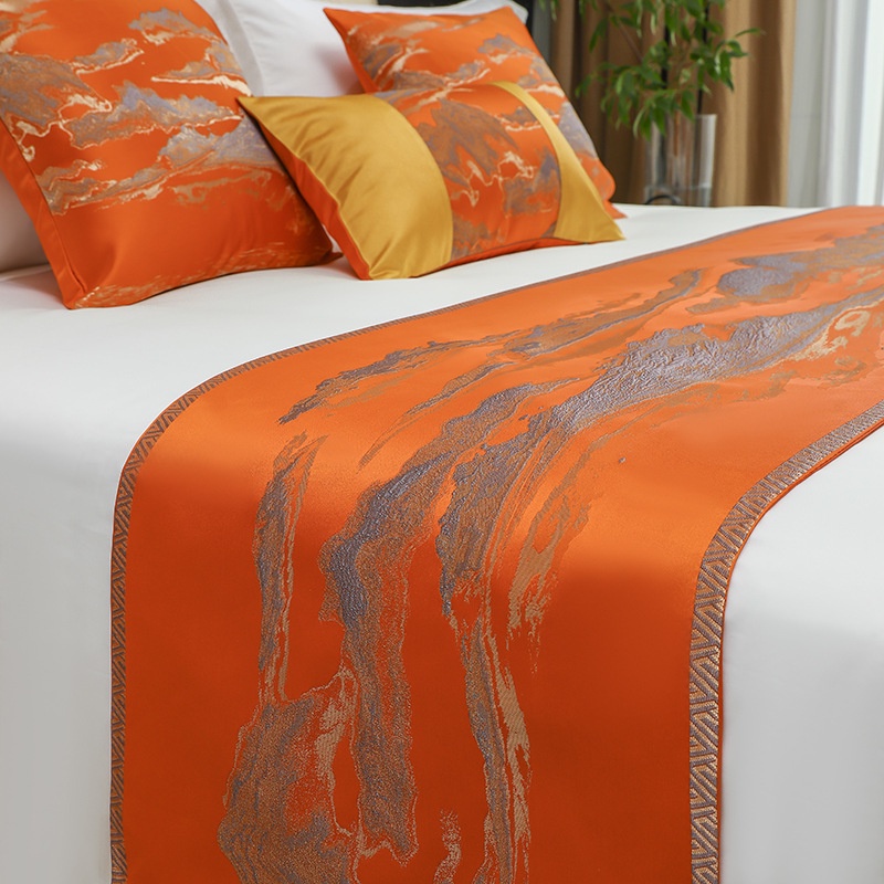 Hotel Bed Runner Scarf Home Bedding Scarf Protection Modern Bed Spread