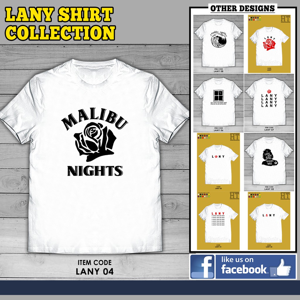 73JLANY BAND T Shirt Collection White Unisex Shopee Philippines