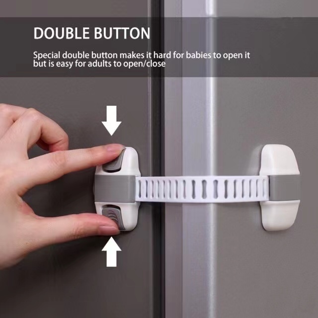 Adjustable Child Lock for Refrigerator Baby Safety Lock Fridge Guard