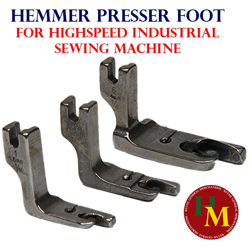 Hemming Presser Foot High Quality 1/16 to 1/4 // Sewing Machine