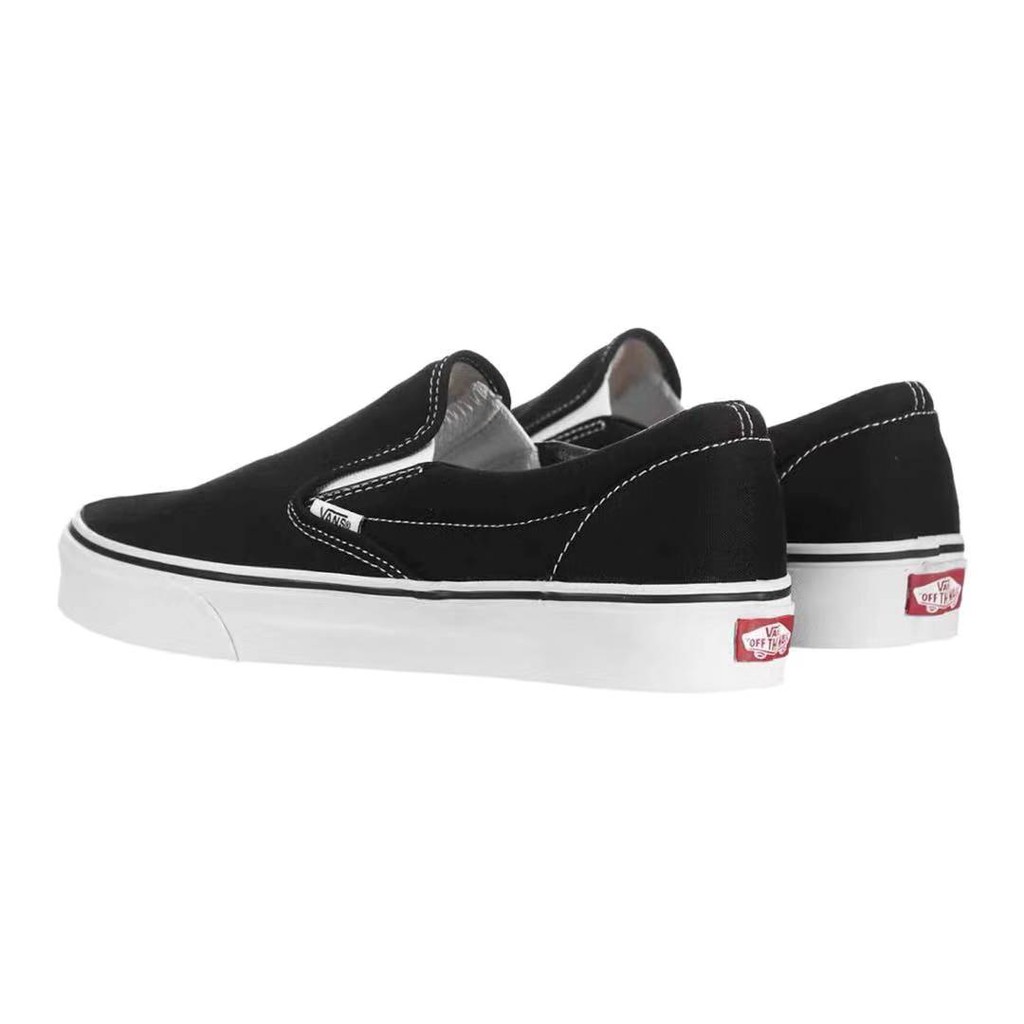 Vans slip on shoes white and black shoes 3645 Shopee Philippines