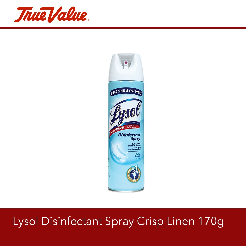 Lysol Disinfectant Spray Crisp Linen 170g Jk Shopee Philippines