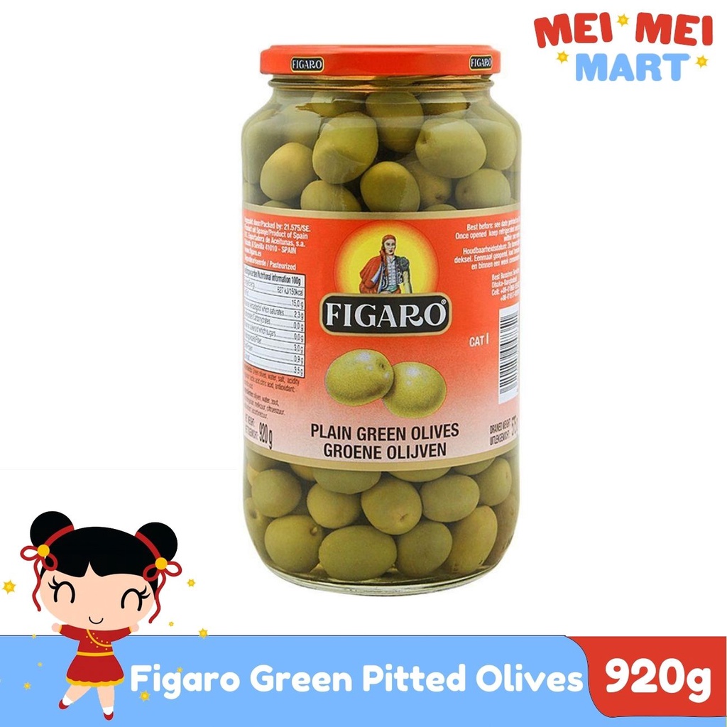 Figaro Green Pitted Olives 920g 340g Shopee Philippines