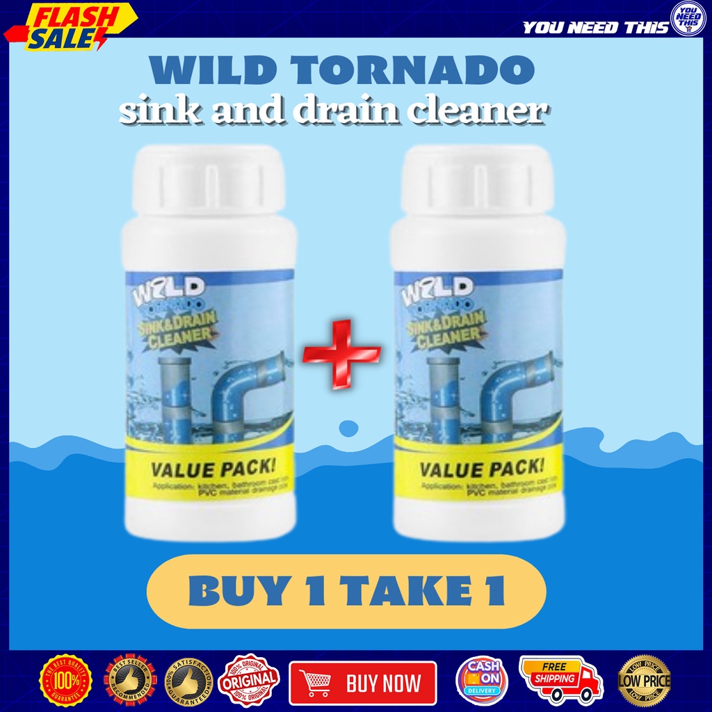 Buy1 Take1 Household Wild Tornado Powerful Sink&Drain Cleaner Quick Foaming High Efficiency
