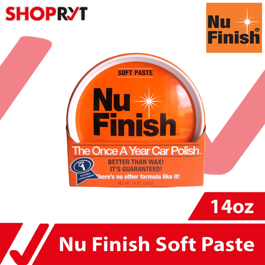 Nu Finish Car Polish Soft Paste 14oz Once A Year Car Polish Shopee