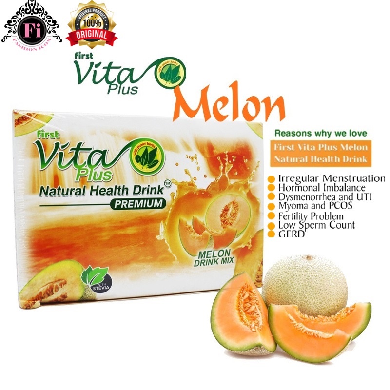 Vita Plus Melon Natural Health Drink 20sachet Shopee Philippines