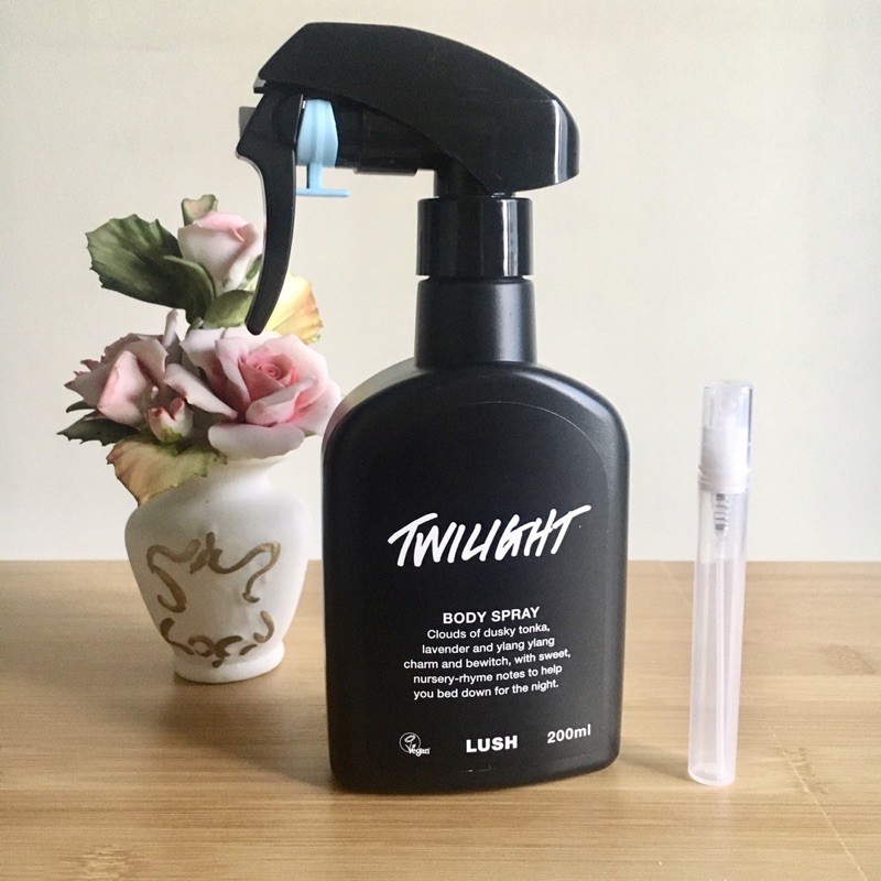 5ml decant of Twilight Body Spray by Lush (Lush Sleepy scent) Shopee