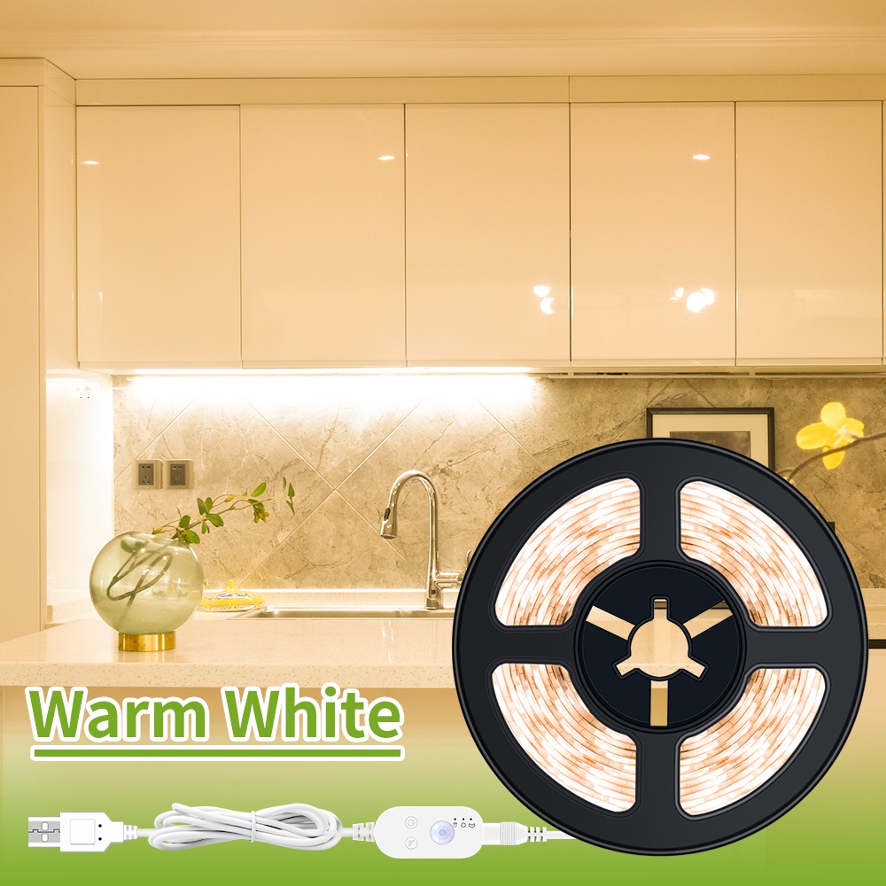 USB Motion Sensor Bedroom Stair Night Light Led Lamp PIR