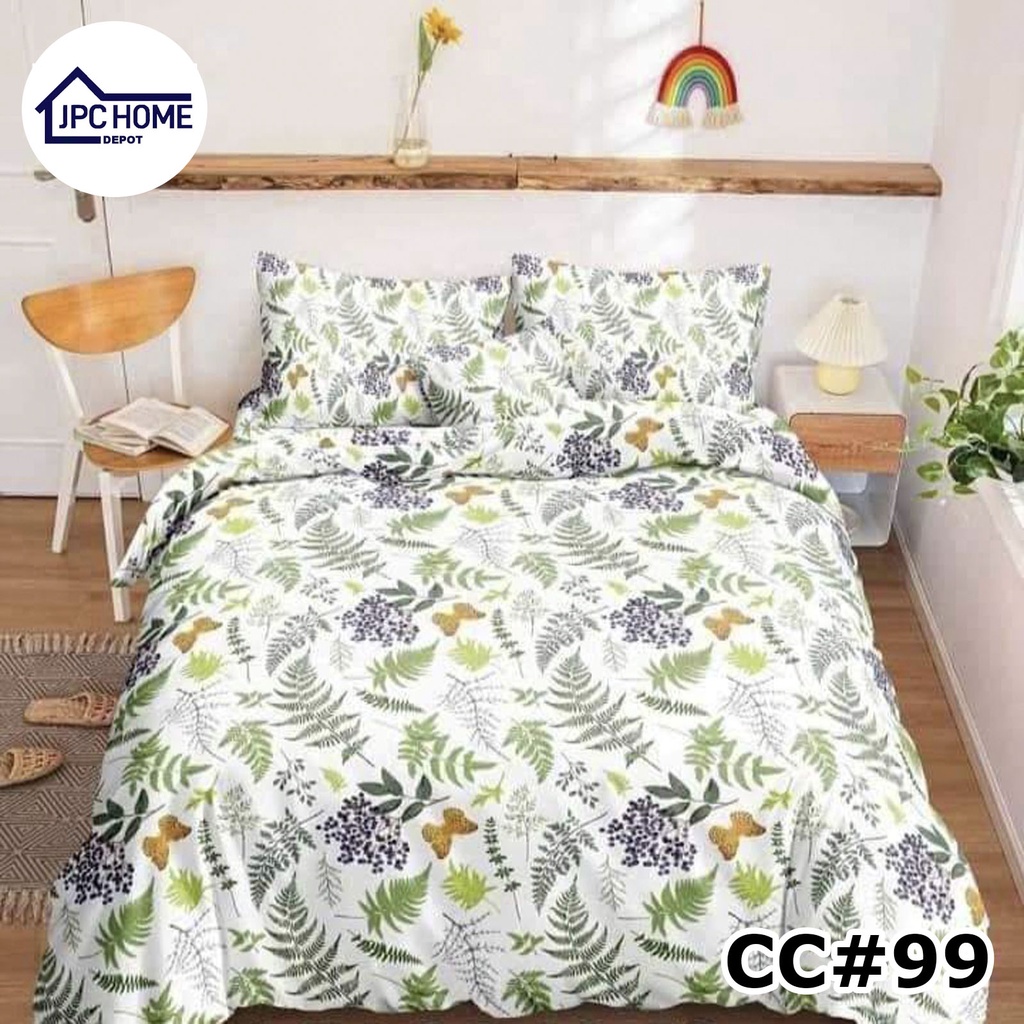 3in1 Canadian Cotton Bedsheet Full Garterized(1 fitted bedsheet +2