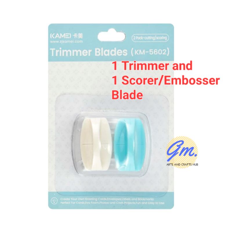 Replacement Blades for Paper Trimmer and Scorer 2pcs Kamei Trimmer and