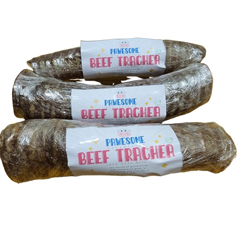 Pawesome Dehydrated Beef Trachea all natural chew for dogs Shopee
