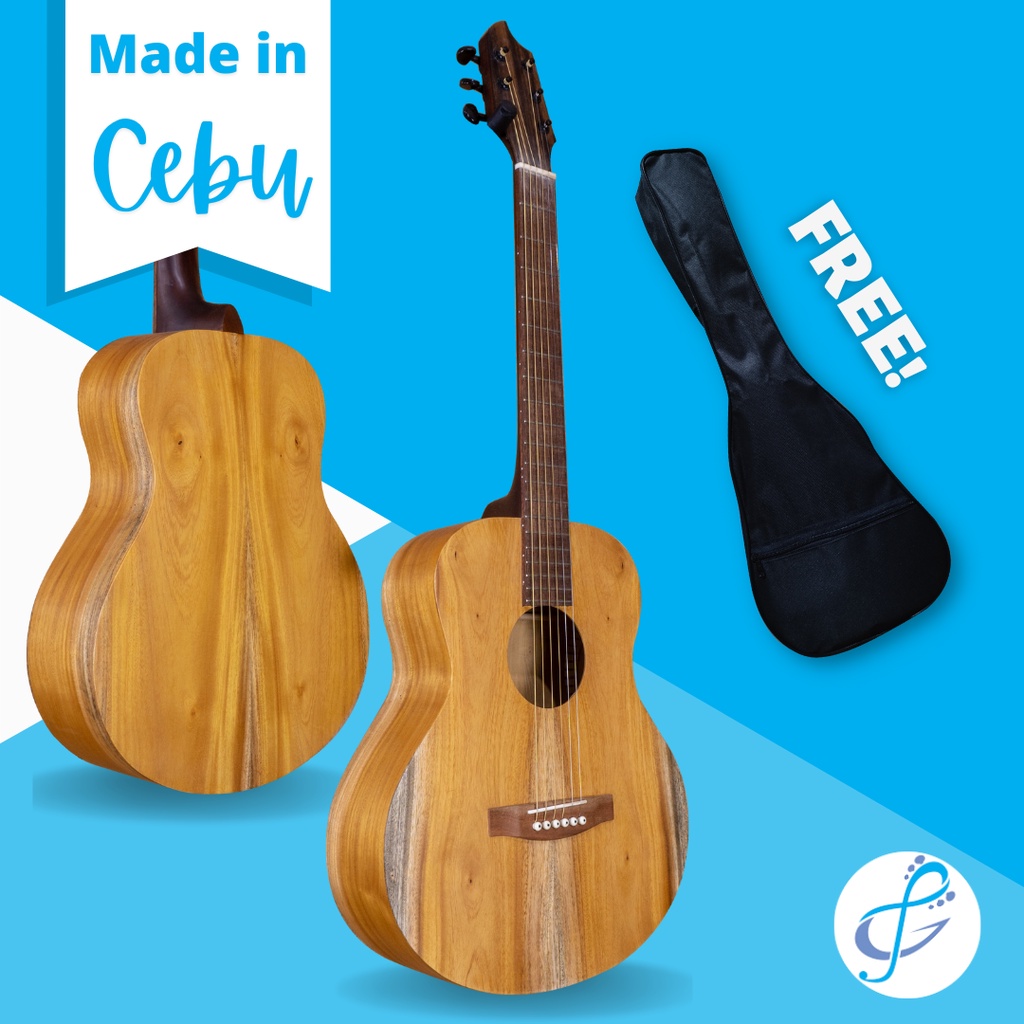 AnjSeries Jackfruit GSTravel Acoustic Guitar (37 inches Made in