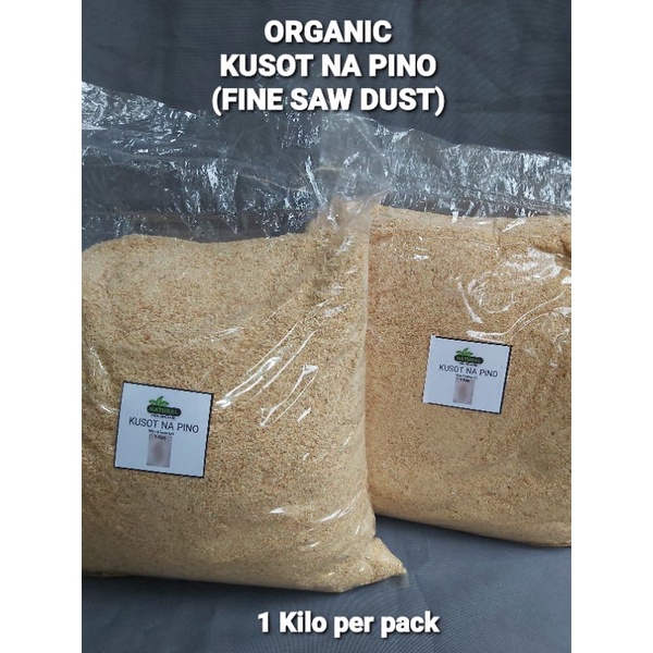 KUSOT PINO 1 KILO FINE SAW DUST FROM PALOCHINA WOOD (CAT LITTER/SOIL