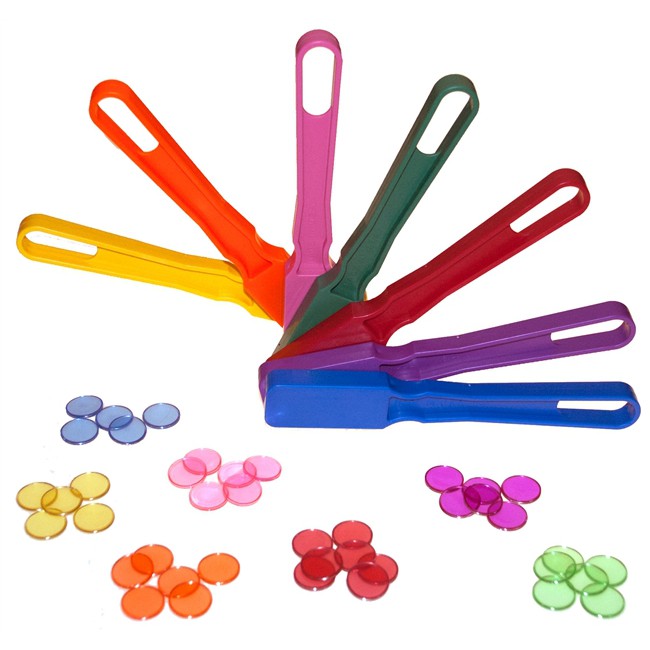 Bingo Set with 100 Chips Available 4 colors