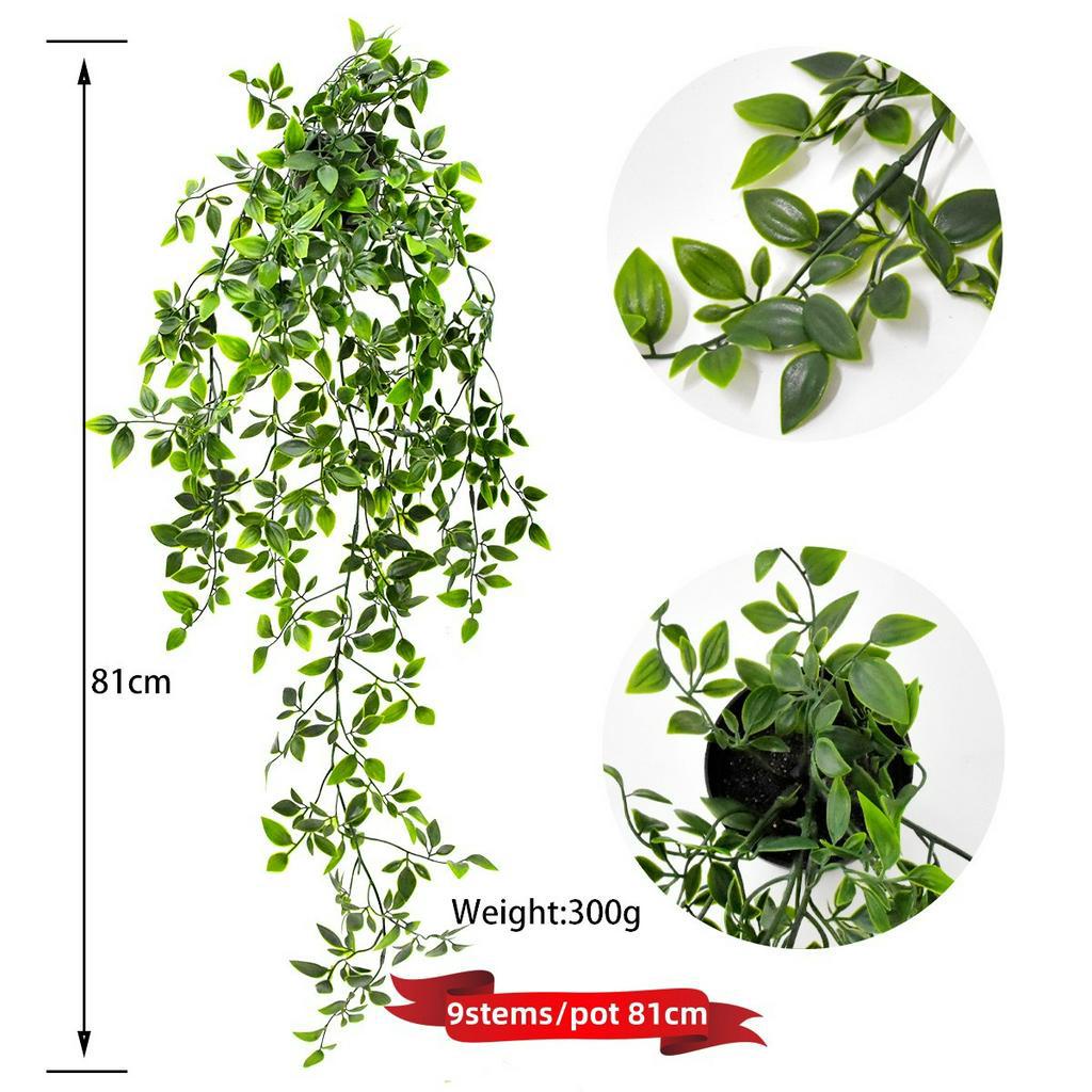 Artificial Plant Artificial Hanging Vine Willow Plastic Greenery Indoor