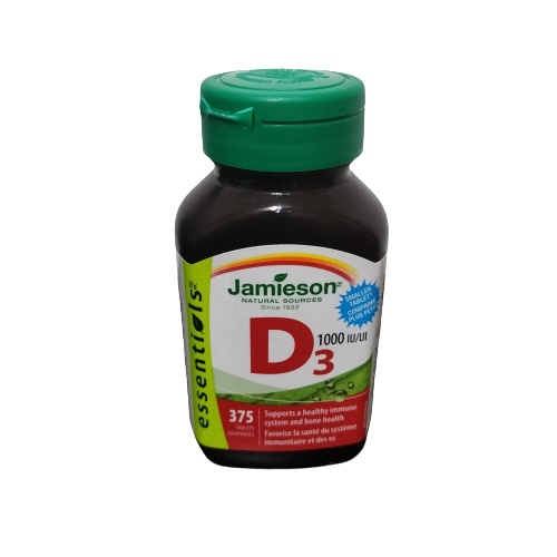 July 2024 Expiration Jamieson Vitamin D3 1000 IU/UI 375 Tablets Shopee Philippines