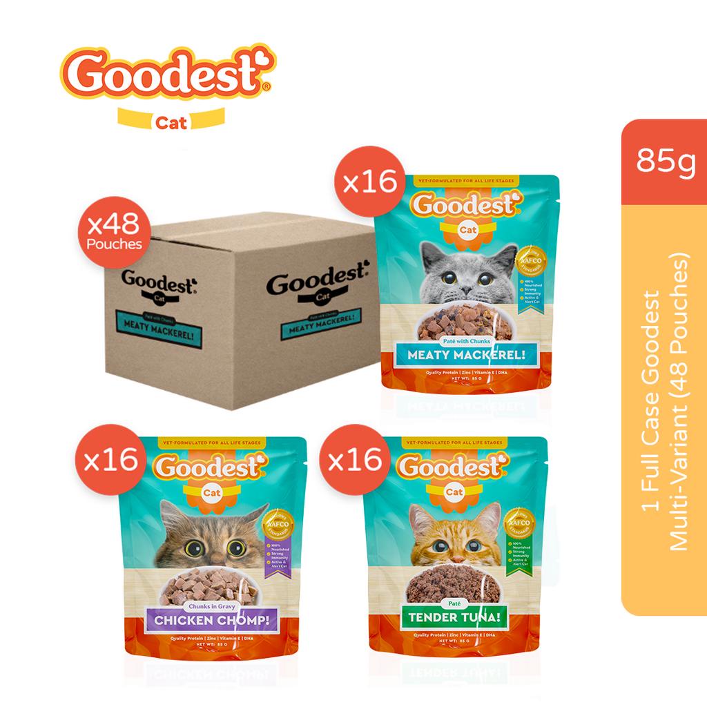 Goodest Cat MultiVariant Pack of 48 Wet Cat Food Pouch (85g) Shopee Philippines