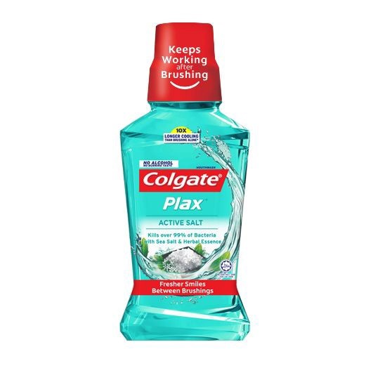 Colgate Plax Antibacterial Mouthwash Active Salt Mild Flavor 250mL Shopee Philippines