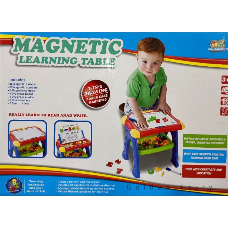 Learning Table Writing Desk Writing Board For Kids Shopee