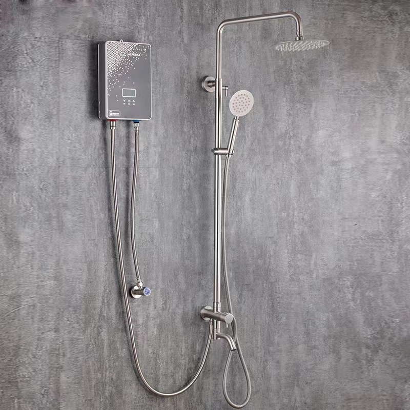 RCG Stainless Steel Shower Set for Single&Multi Point Water Heater
