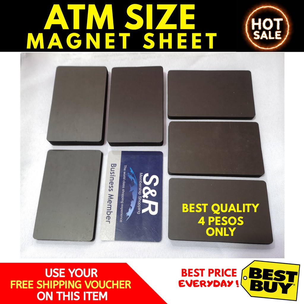 10pcs ATM Size [4 PESOS] Rounded Corner Shopee Philippines