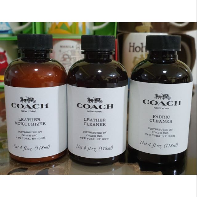 Coach Leather Cleaner, Leather Moisturizer OR Fabric Cleaner, PRICE PER