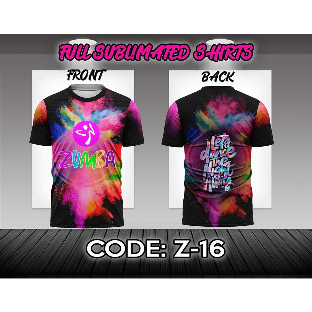 Zumba Fitness Outfit 2023 New Design Zumba Tie Dye T Shirt Women Men's