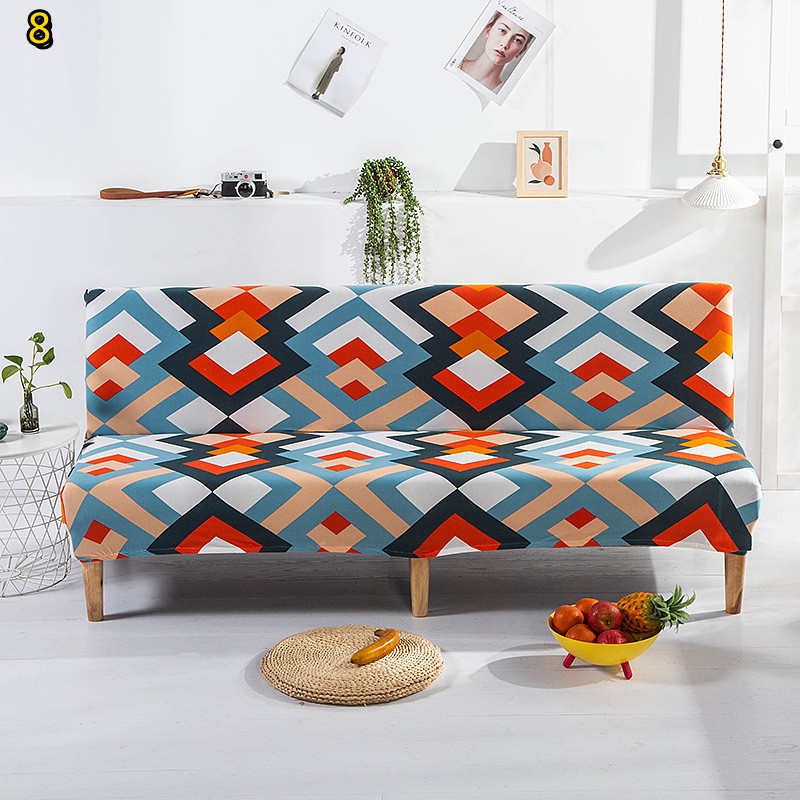 160190CM Folding Sofa Cover Without Armrest Sofa Bed Protective Cover
