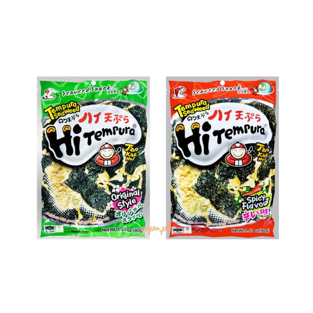 Tao Kae Noi Tempura Seaweed 40g Shopee Philippines