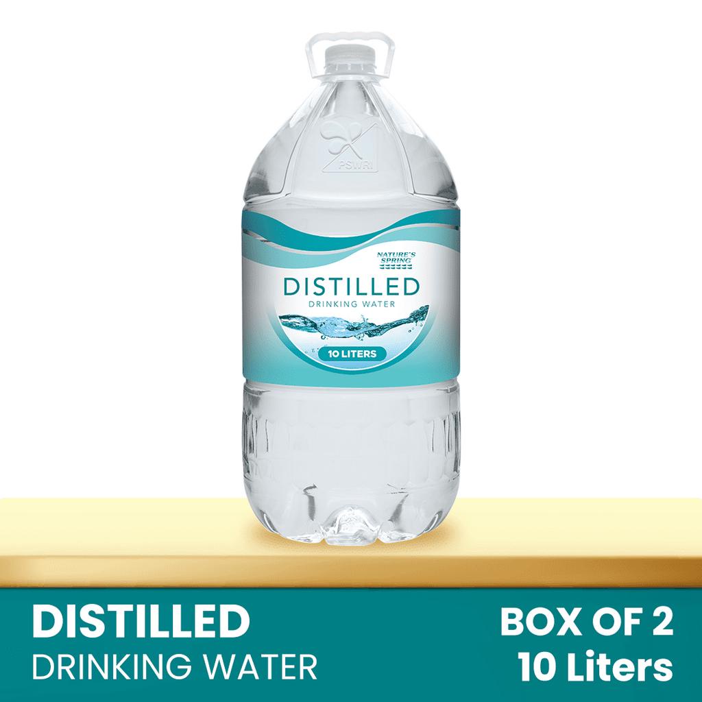 Nature's Spring Distilled Water 10 Liters Shopee Philippines