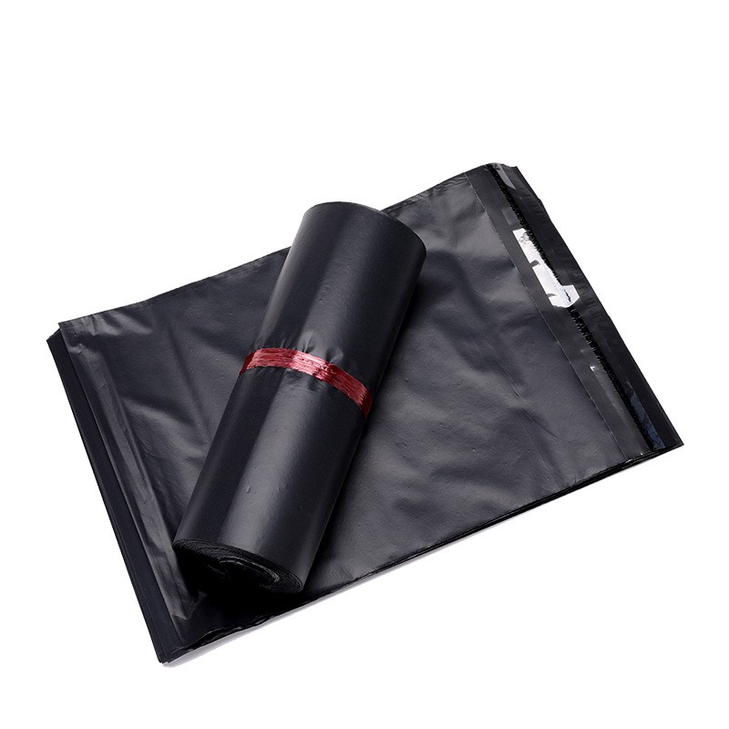 17*30 CM (T) Courier Pouches Plain Black Best for J&T Express