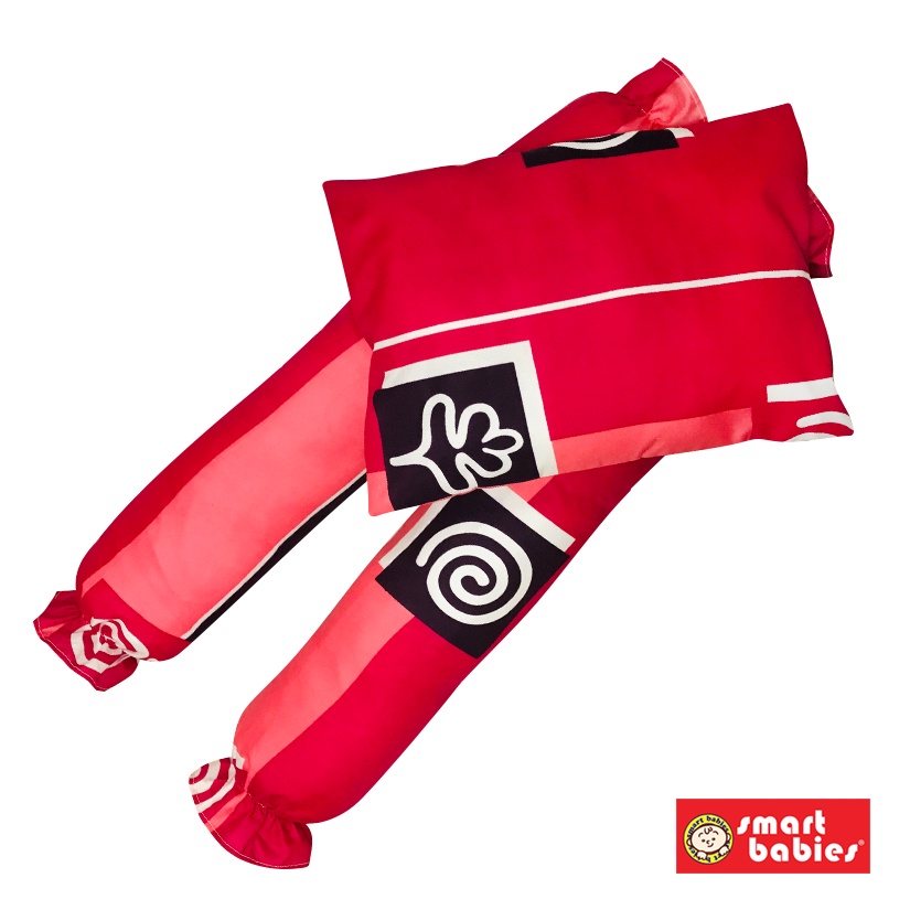 Smart Babies Bolster Case & Pillow Set Printed Shopee Philippines