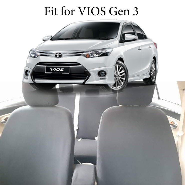 Toyota Vios 20132017 superman Gen3 Car Seat Cover Plain Design Corduroy Ative WCS Shopee