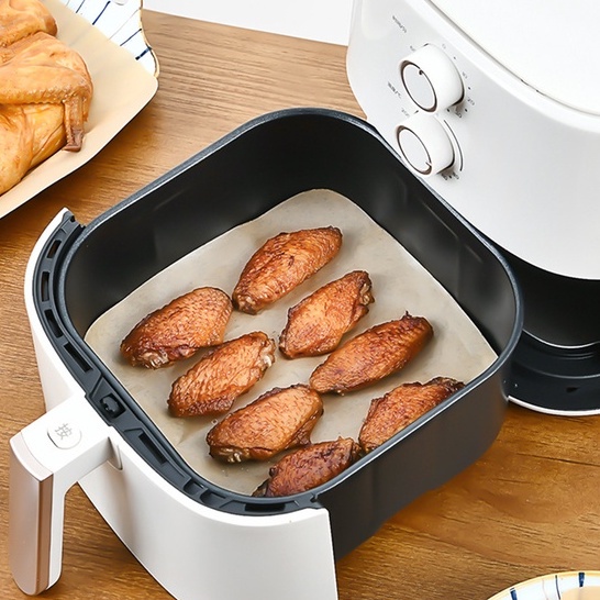 Air fried anti stick paper, 50 sheets, special paper for oven, food